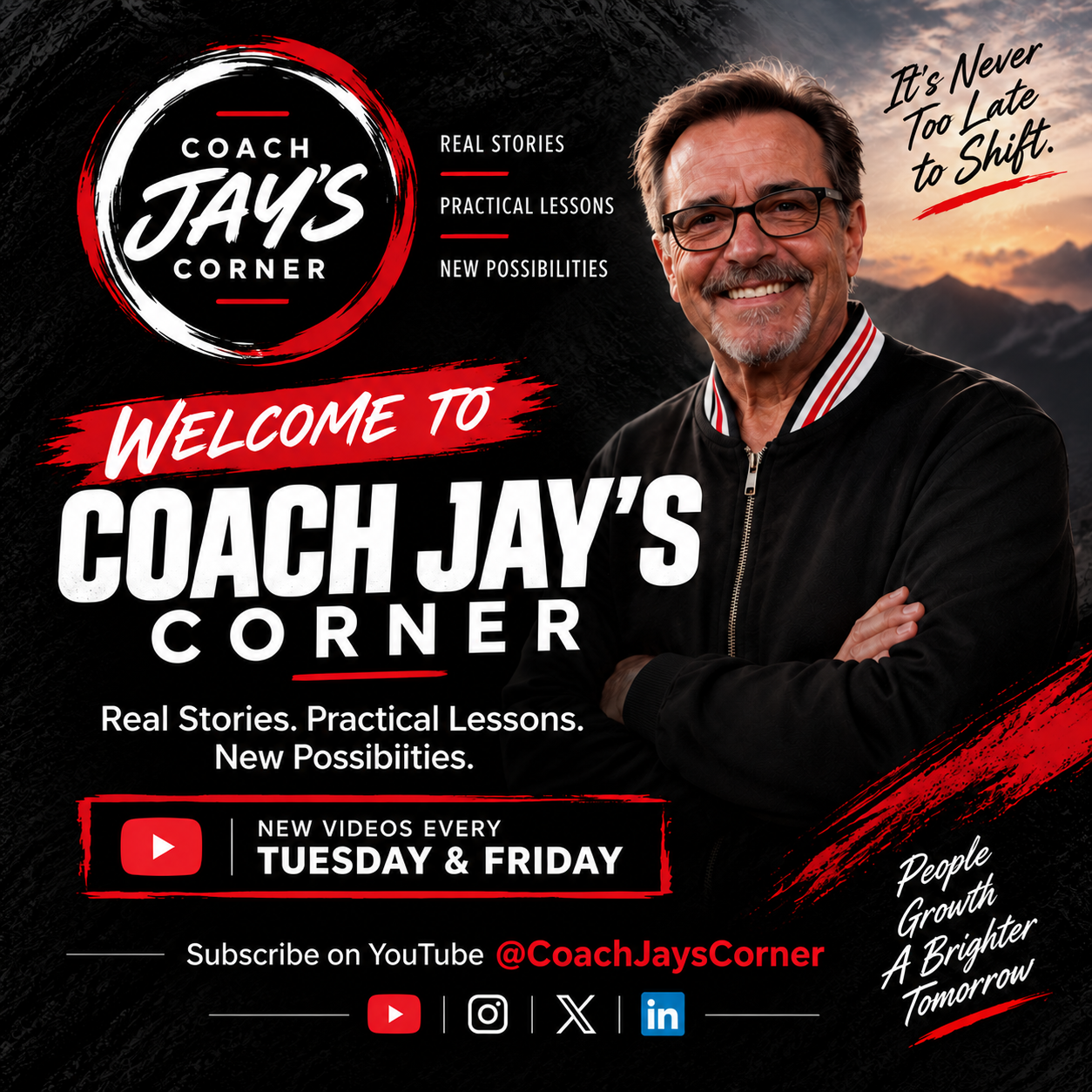 Coach Jay's Corner — Real Stories. Practical Lessons. New Possibilities.